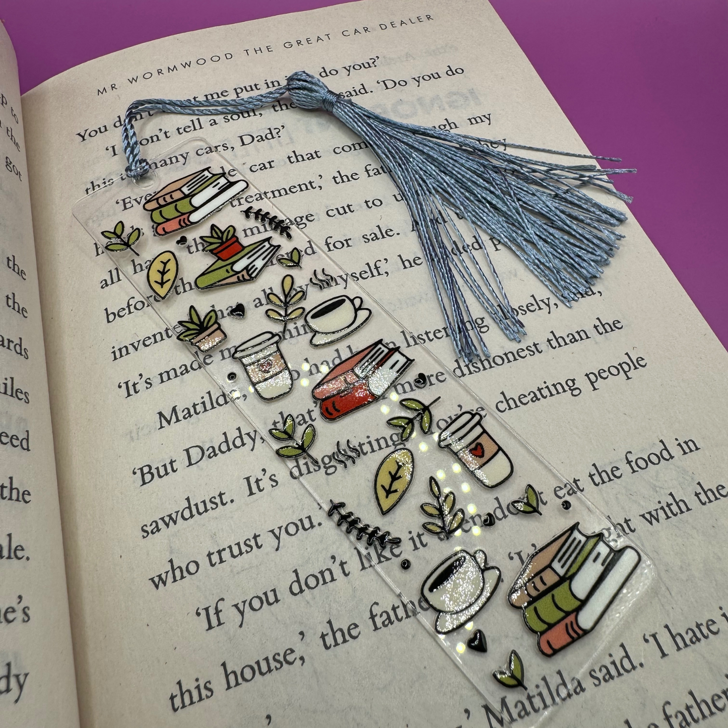 Books and Plants Bookmark
