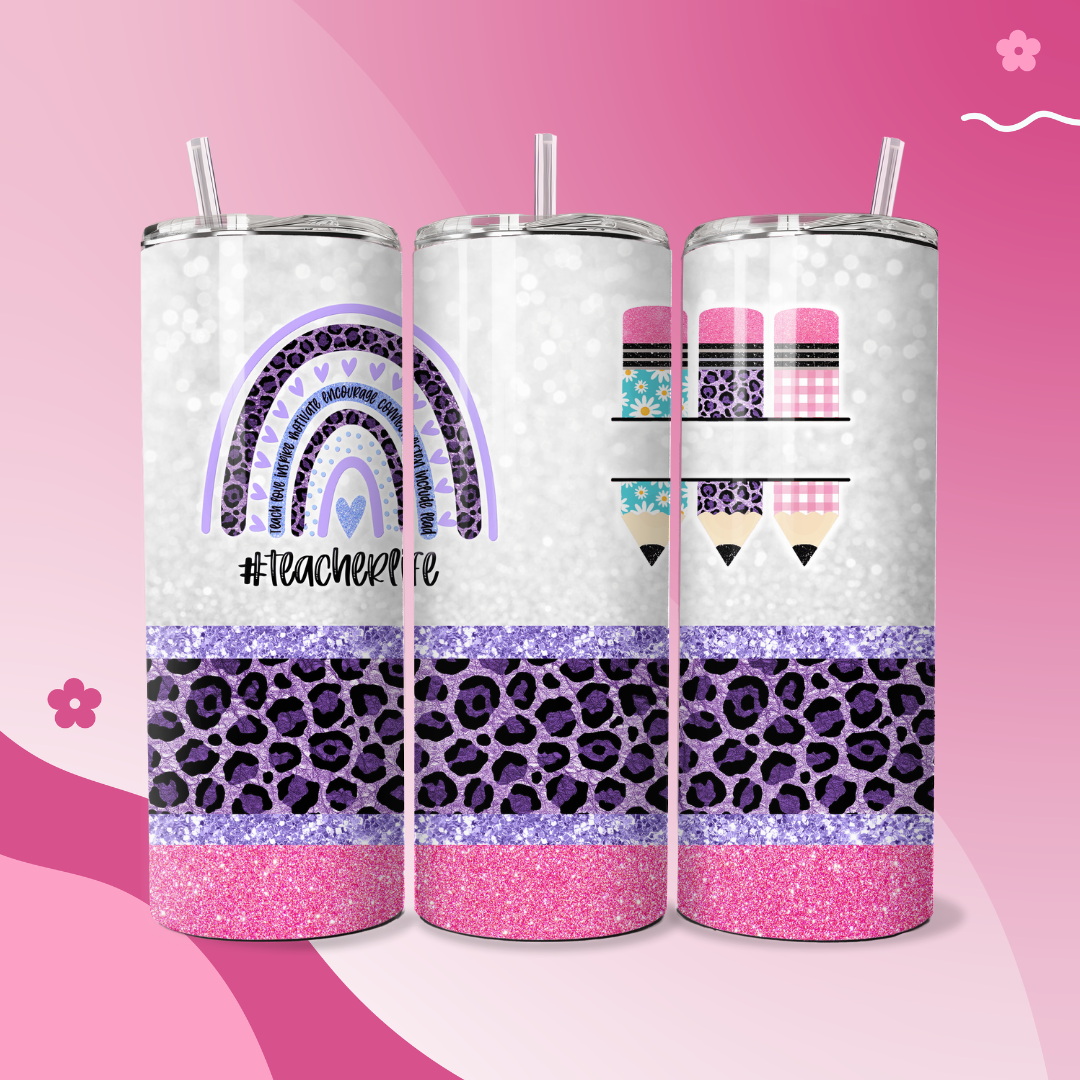 Teacher Glam Stainless Steel Thermal Tumbler