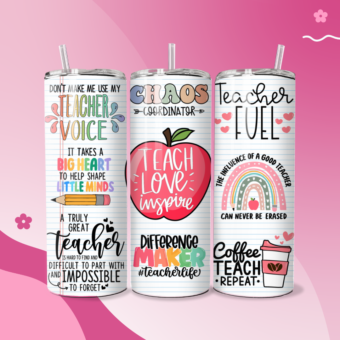 Teacher Life Stainless Steel Thermal Tumbler