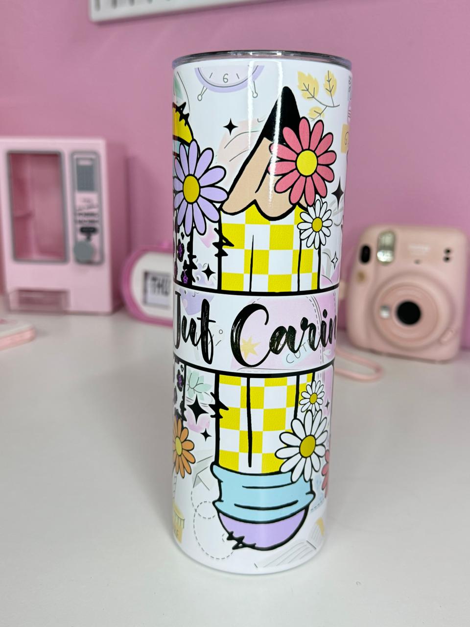 Floral Classroom Fun Stainless Steel Thermal Tumbler