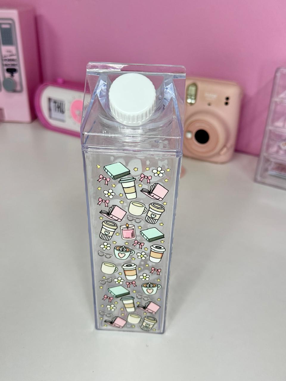 Cozy Vibes Milk Carton Bottle