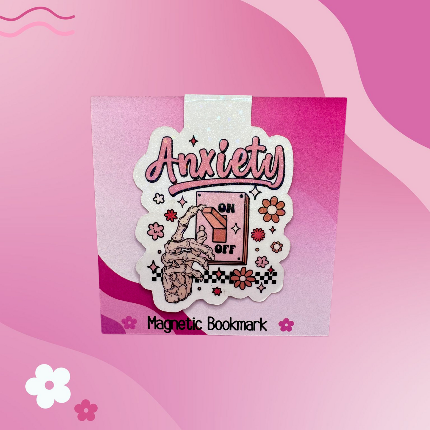 Anxiety Switch Magnetic Bookmark