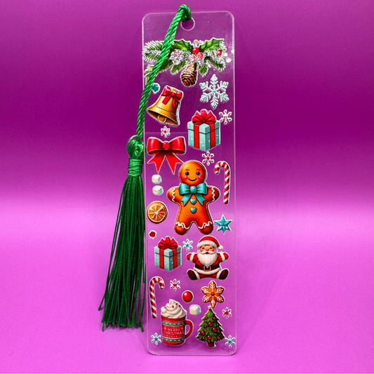 Christmas Ginger Bread Man Bookmark