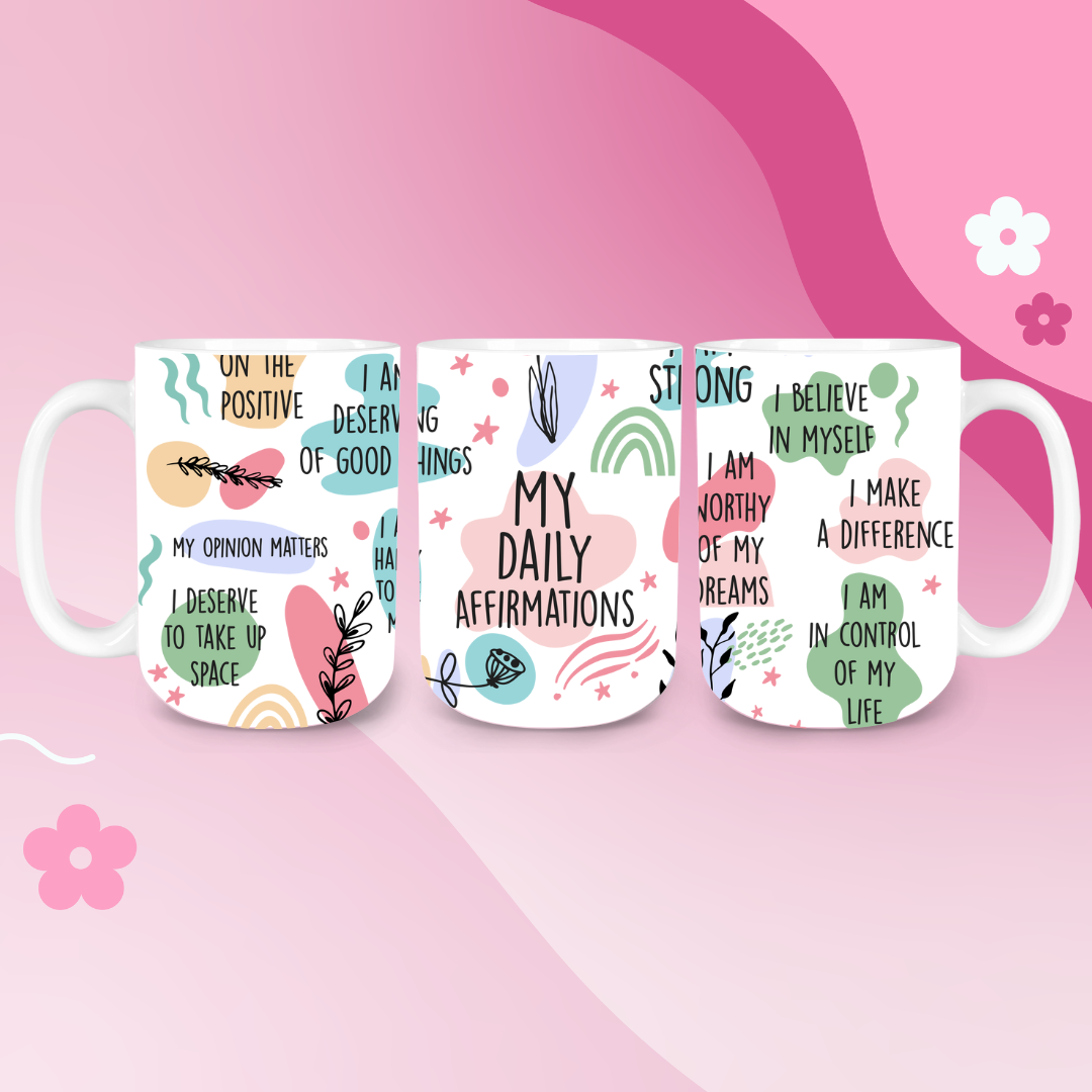Affirmation Blooms Mug