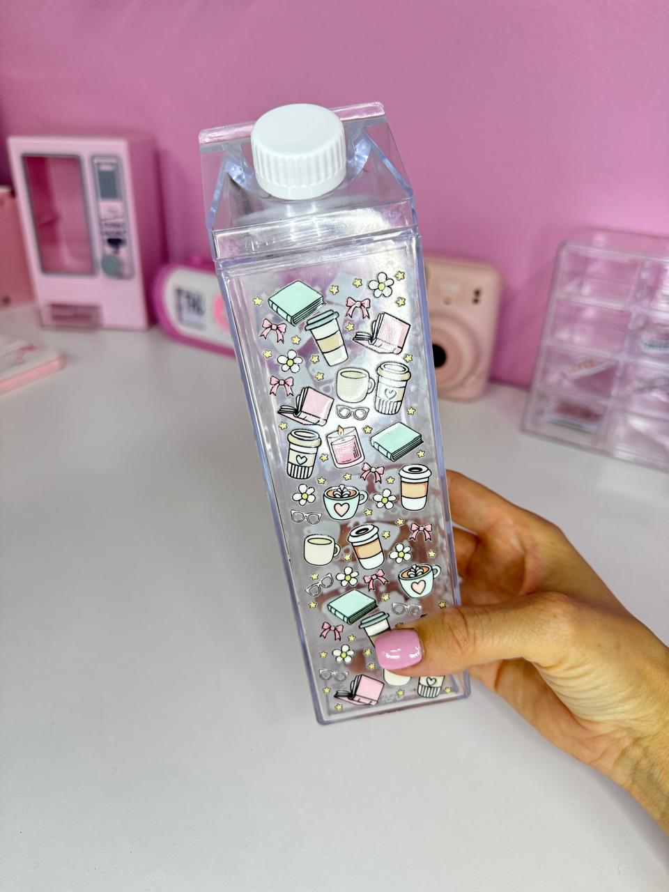Cozy Vibes Milk Carton Bottle