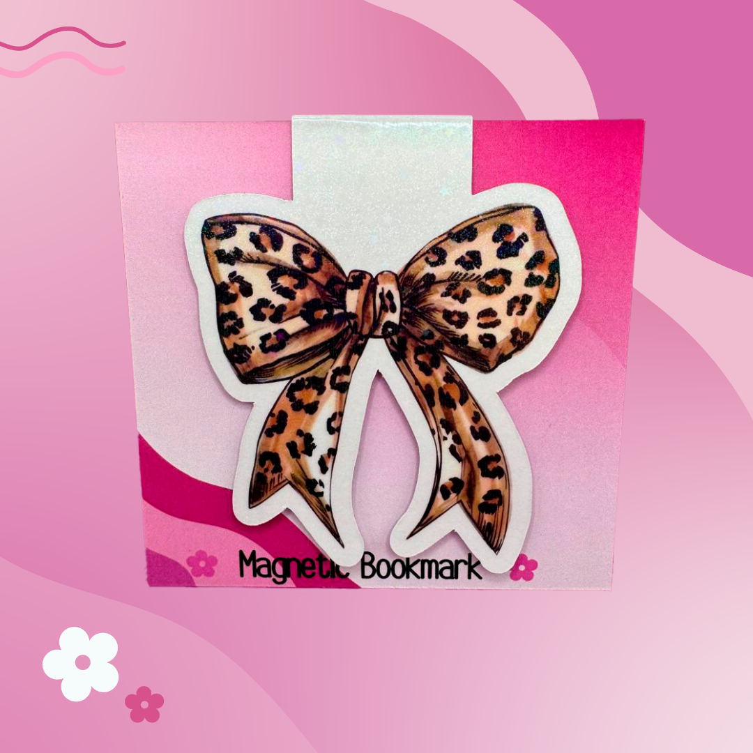 Leopard Rectangular Acrylic Bookmark
