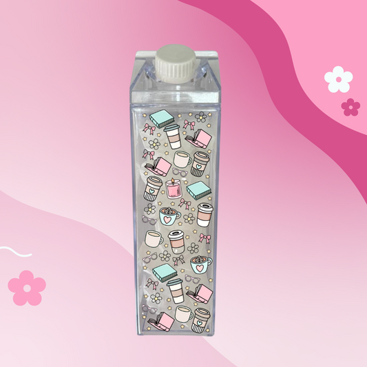 Cozy Vibes Milk Carton Bottle