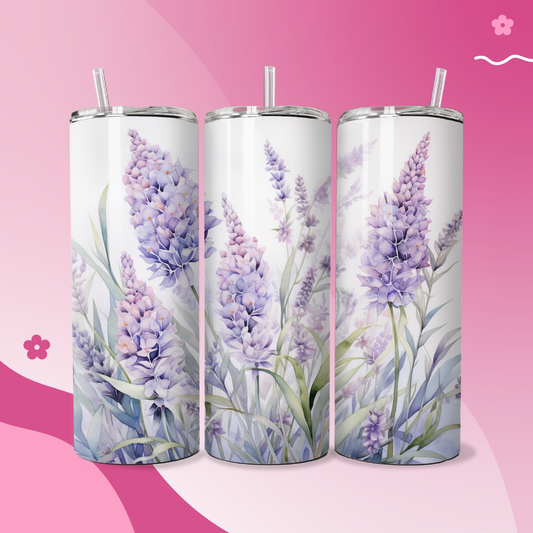 Lavender Dreamscape Stainless Steel Thermal Tumbler